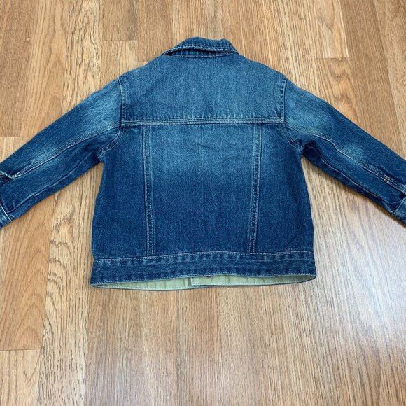Genuine Kids OSHKOSH Toddler Girl Jean Jacket 3T 100% Cotton Button Accessories - Picture 2 of 5
